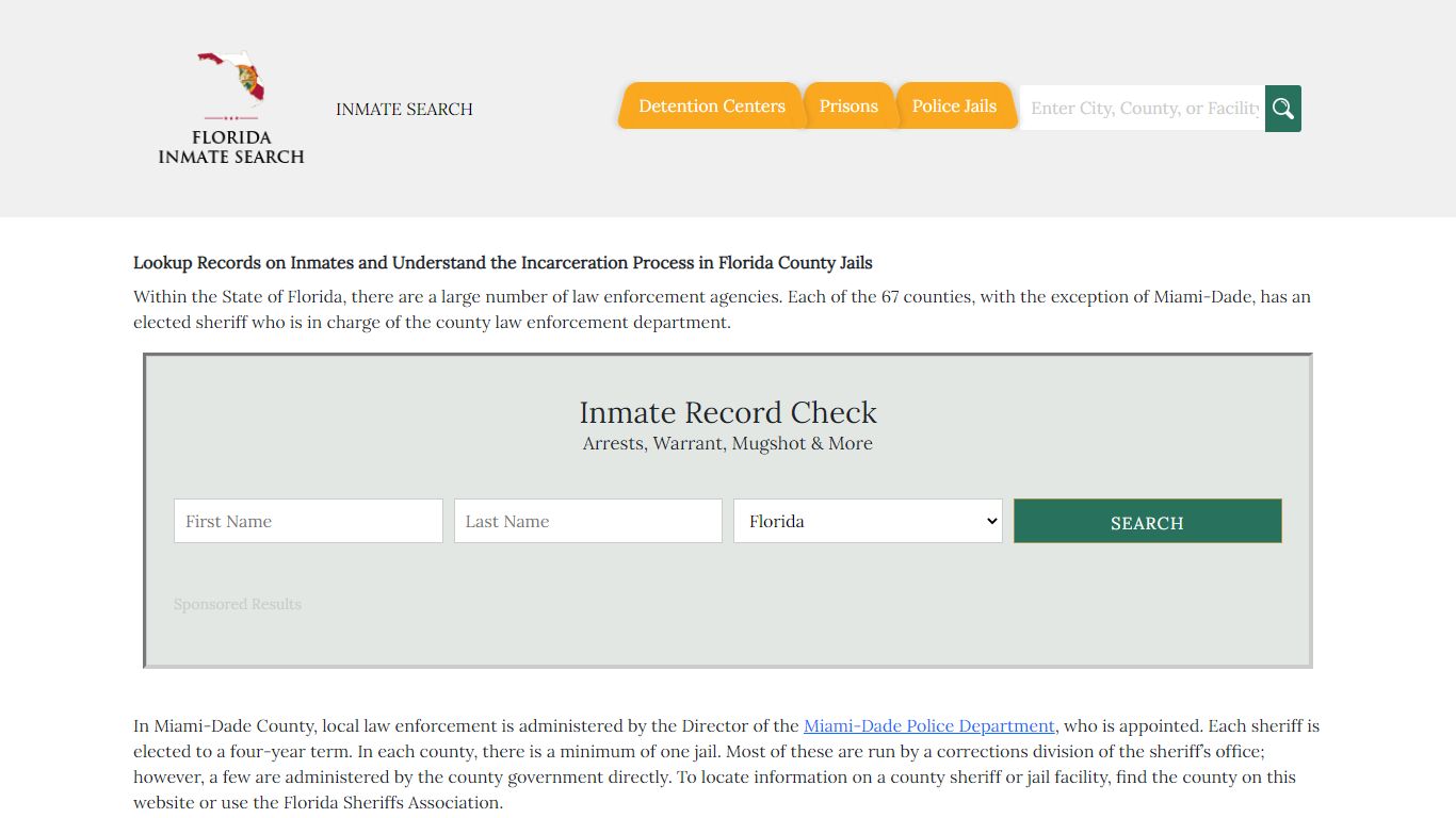 Gilchrist County Jail Inmates | Florida Inmate Search